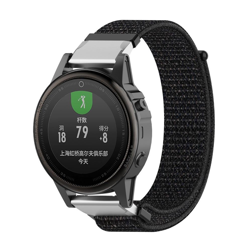 Cinturino in nylon Garmin Approach S70 42mm nero
