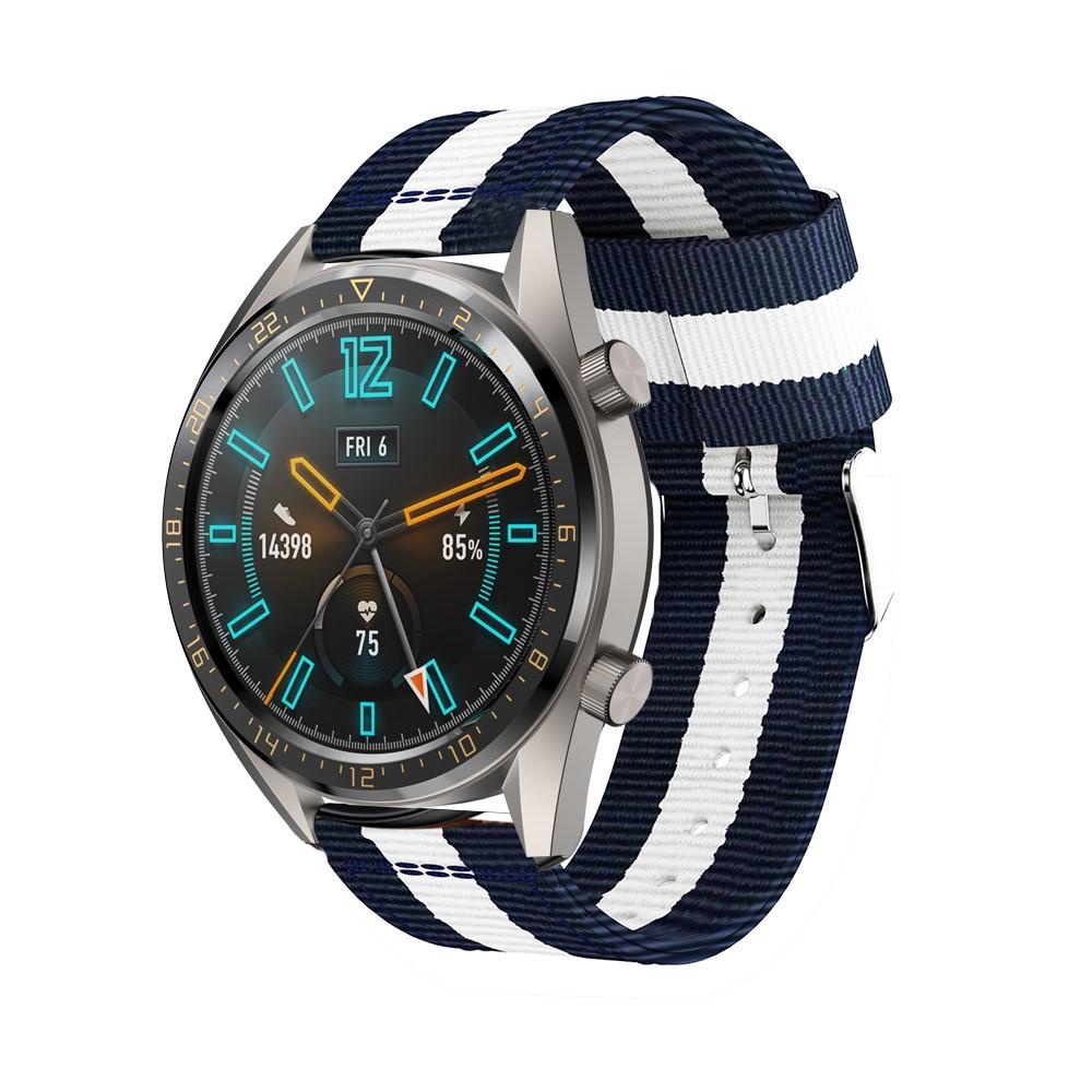 Cinturino in nylon Huawei Watch GT/GT 2 46mm/GT 2 Pro Bianco