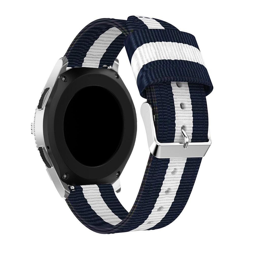 Cinturino in nylon OnePlus Watch 2 blu/bianco