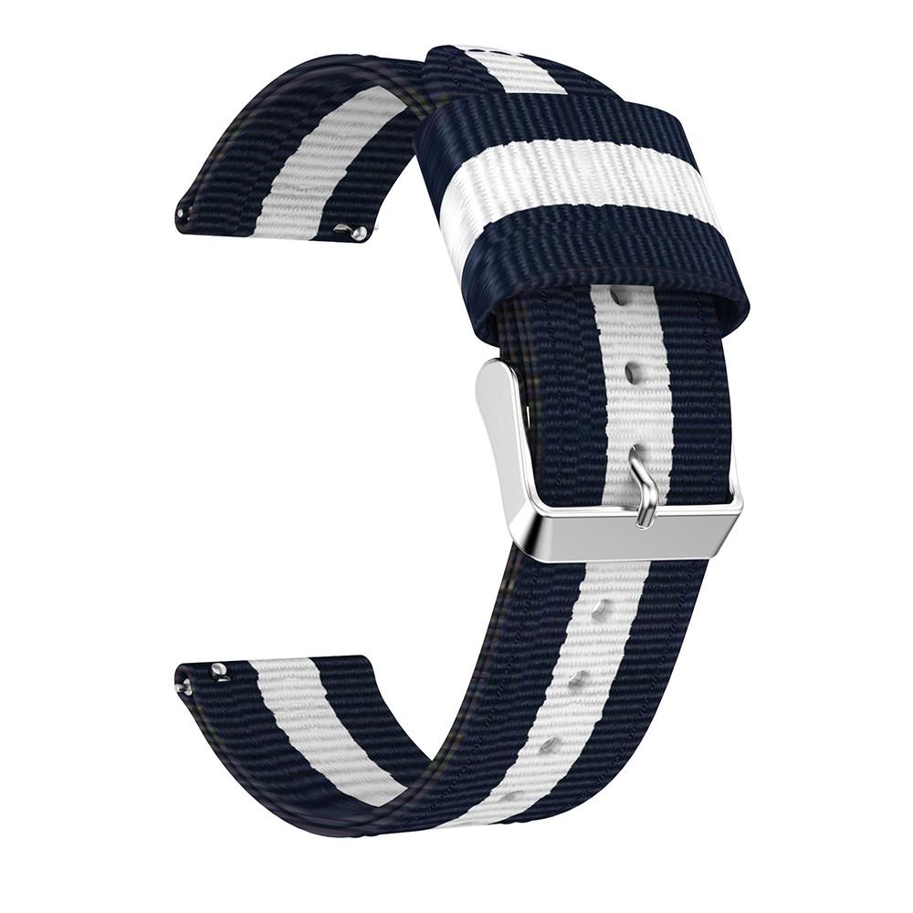 Cinturino in nylon Amazfit Balance blu/bianco