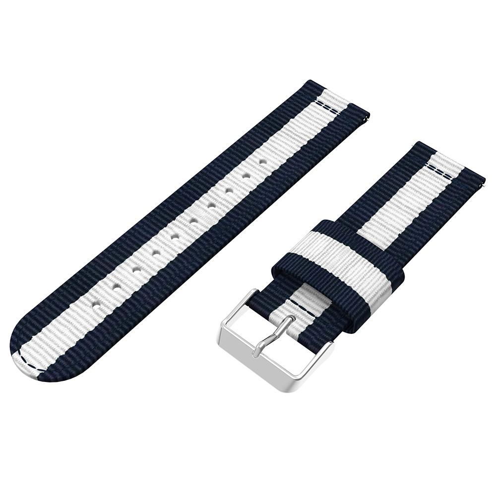 Cinturino in nylon Xiaomi Watch S3 blu/bianco