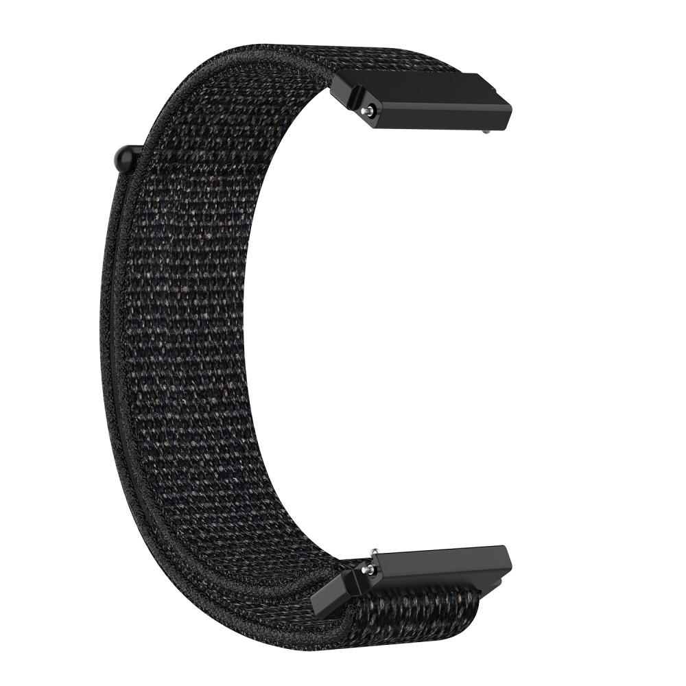 Cinturino in nylon Samsung Galaxy Watch 46mm/45mm Nero