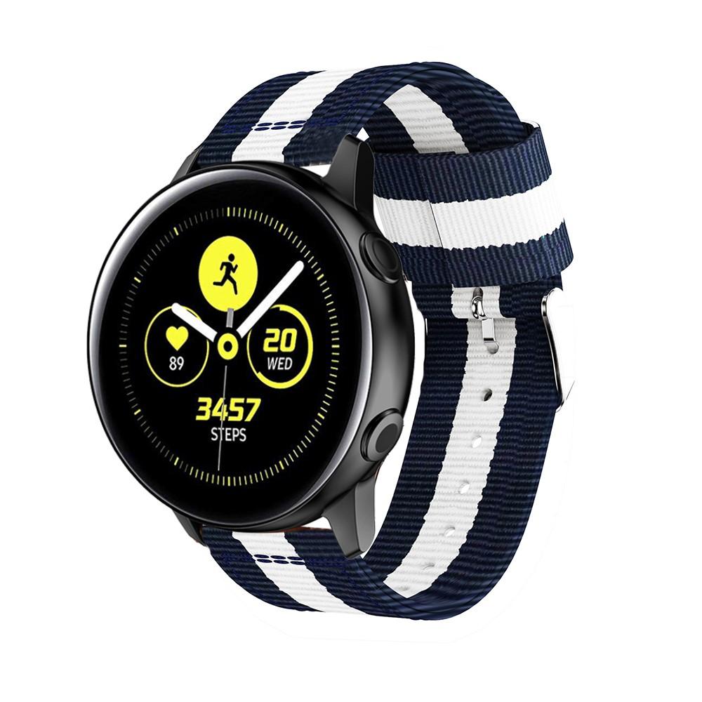 Cinturino in nylon Samsung Galaxy Watch Active Bianco