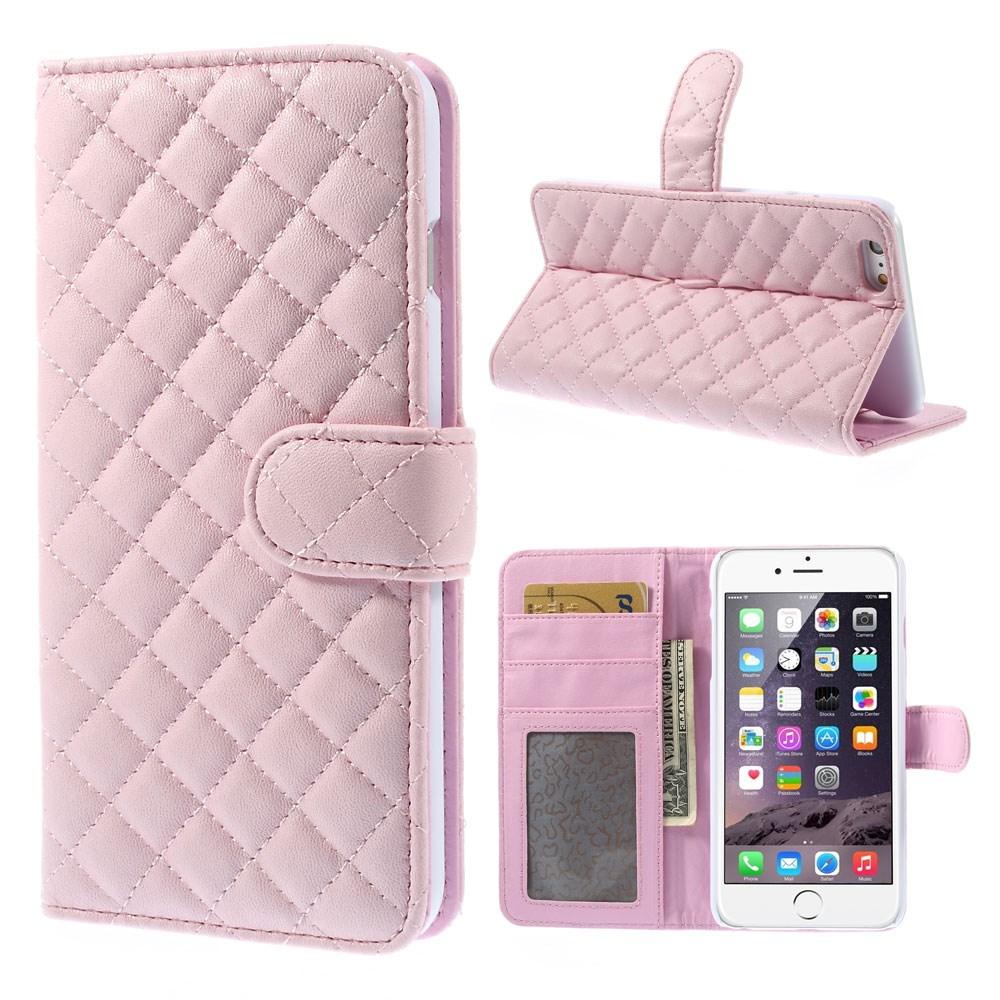 Custodie a portafoglio iPhone 6/6S Rosa trapuntato