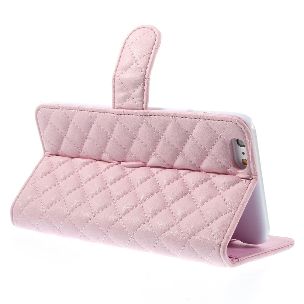 Custodie a portafoglio iPhone 6/6S Rosa trapuntato