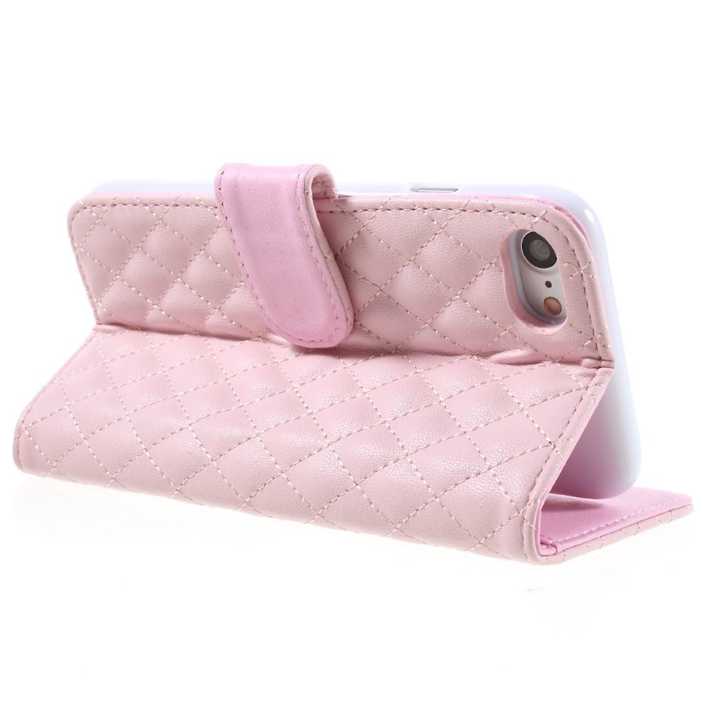 Custodie a portafoglio iPhone 8 Rosa trapuntato