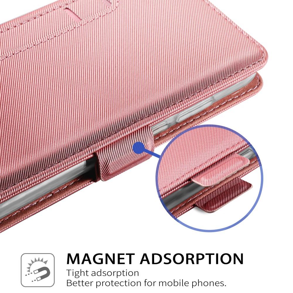 Custodia a portafoglio Specchio Huawei Mate 20 Pro rosa dorato