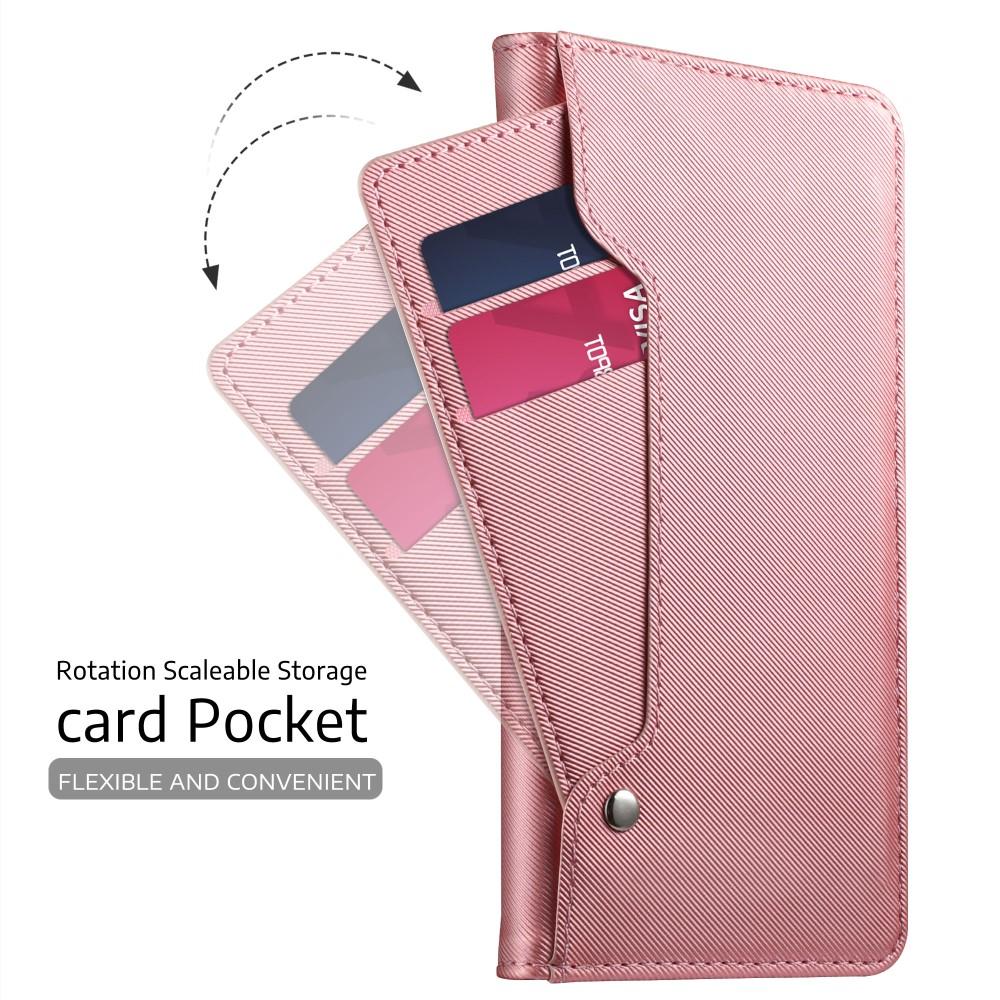 Custodia a portafoglio Specchio Huawei P20 Pro rosa dorato