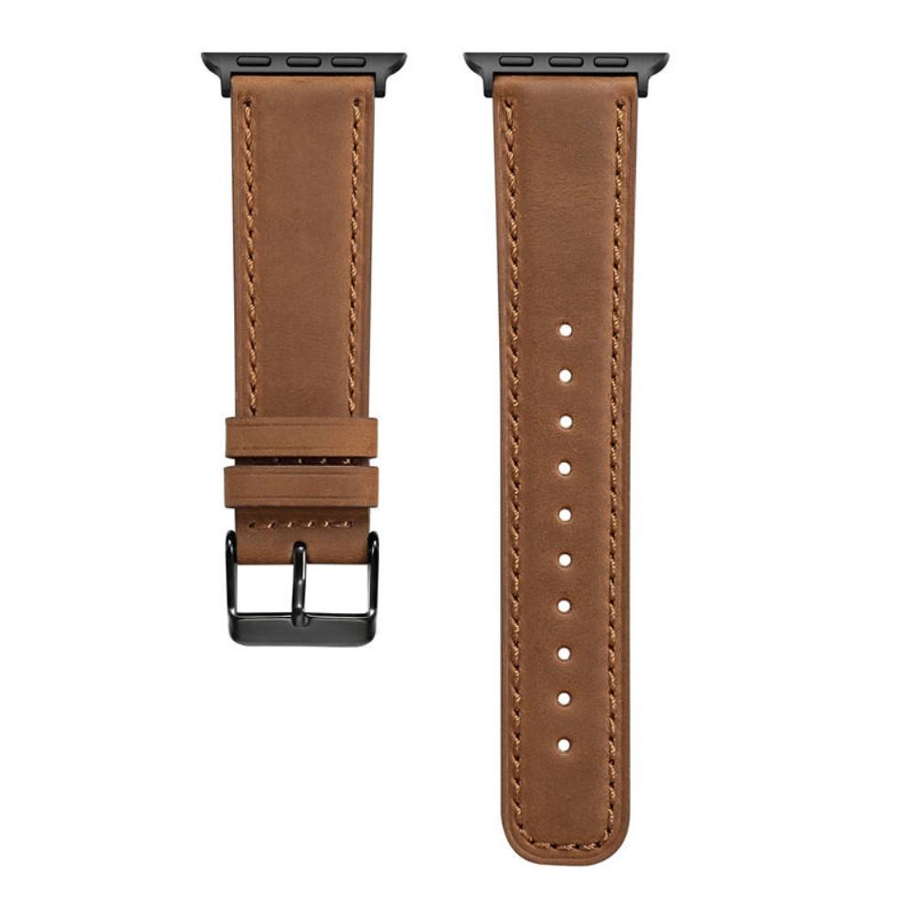 Cinturino retrò Apple Watch 45mm Series 7 cognac