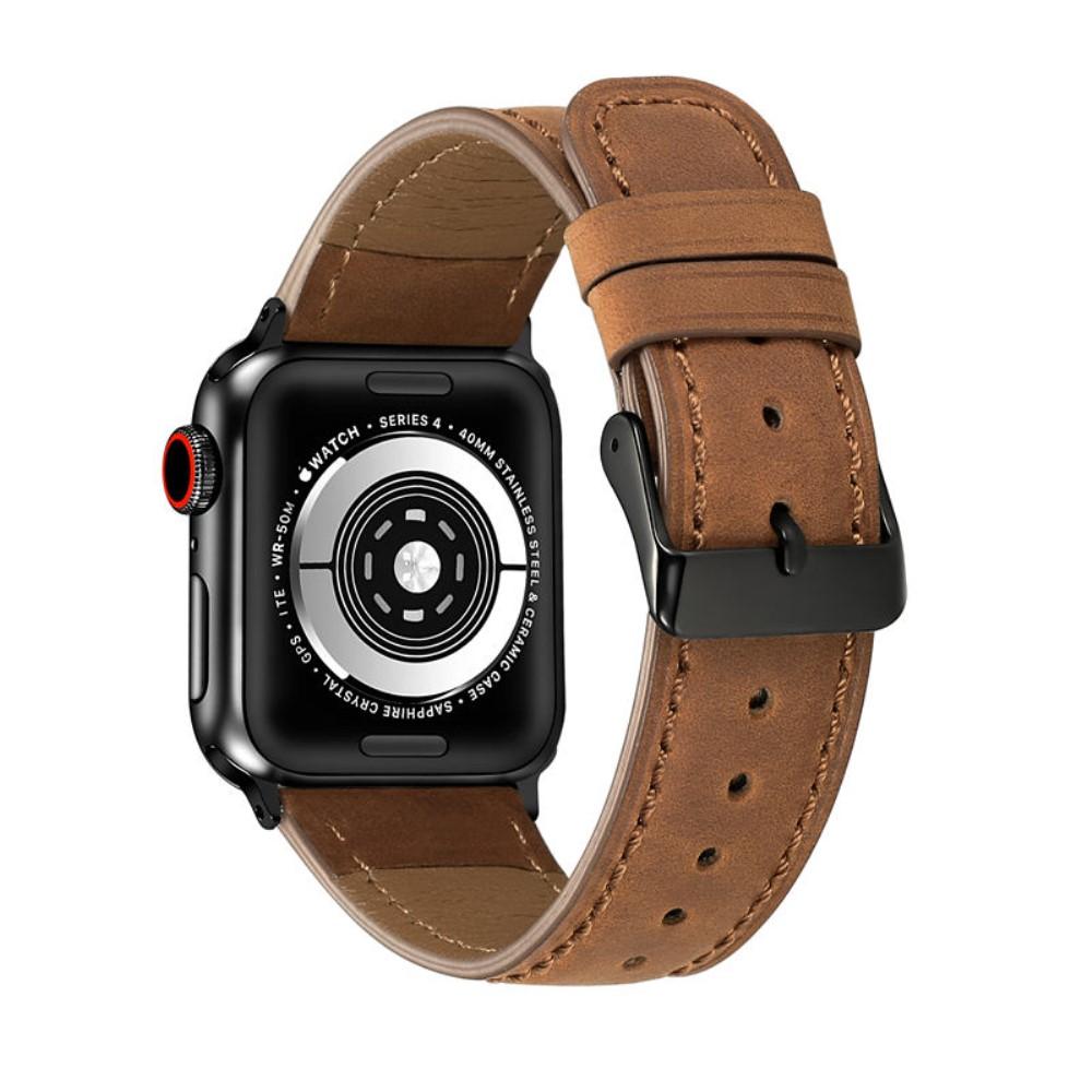 Cinturino retrò Apple Watch 45mm Series 9 cognac