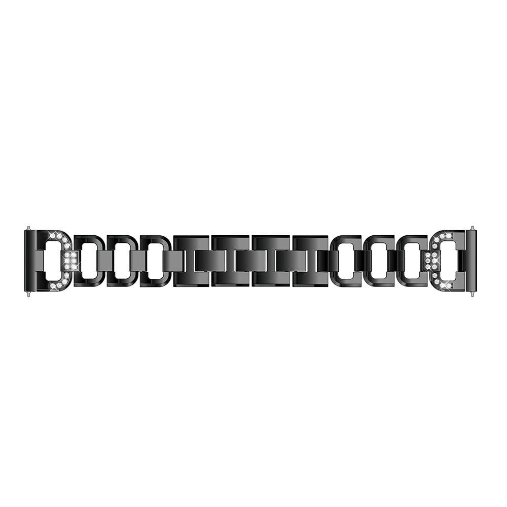 Cinturino Rhinestone bracelet Fitbit Versa/Versa 2 Black