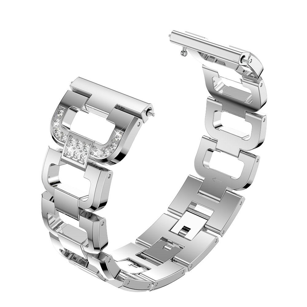 Cinturino Rhinestone bracelet Fitbit Versa/Versa 2 D'argento