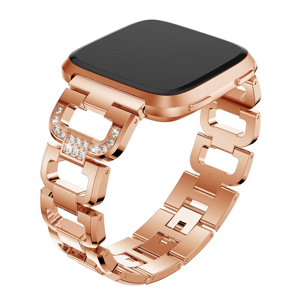 Cinturino Rhinestone bracelet Fitbit Versa/Versa 2 Rose Gold