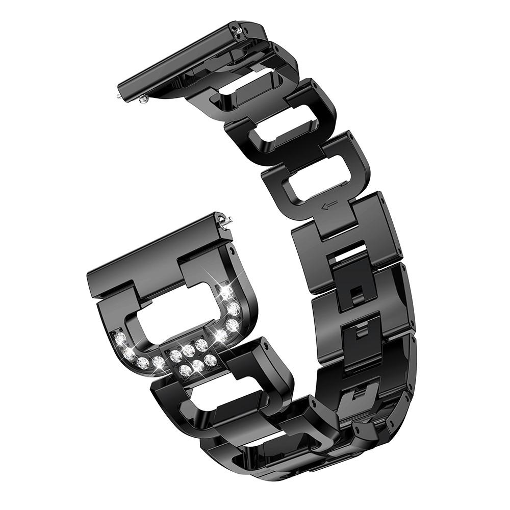 Cinturino Rhinestone bracelet Garmin Vivoactive 3/Venu/Venu 2 Plus Black