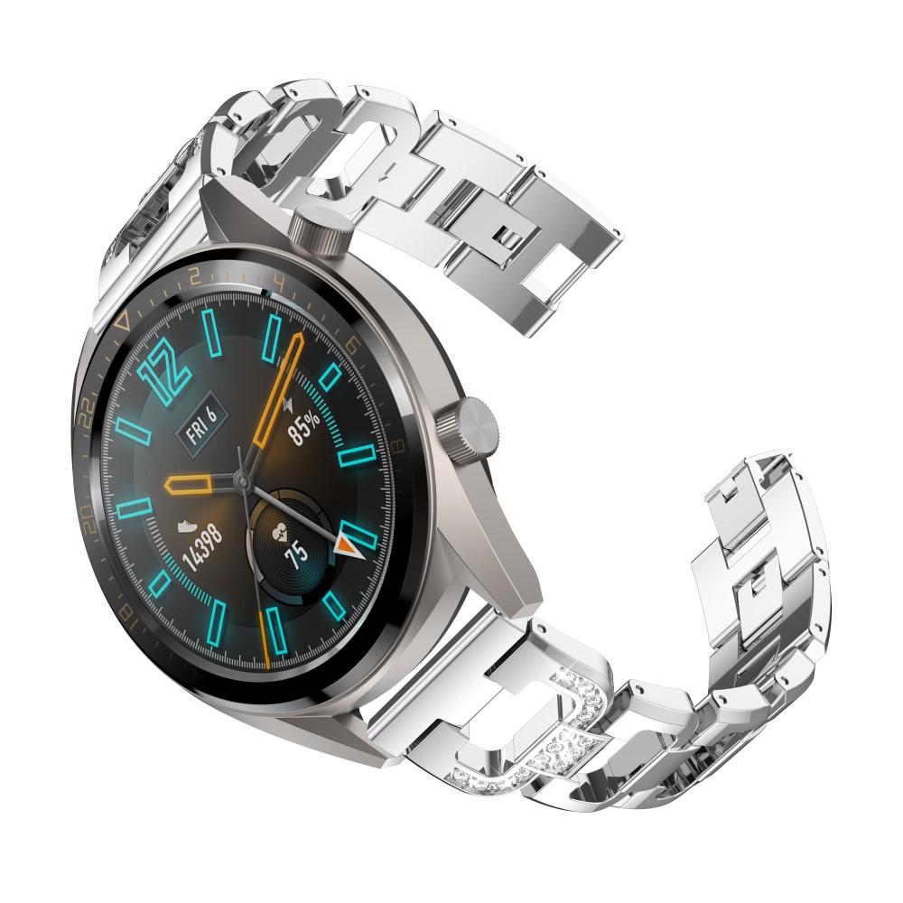 Cinturino Rhinestone bracelet Huawei Watch GT/GT 2 46mm/GT 2e D'argento