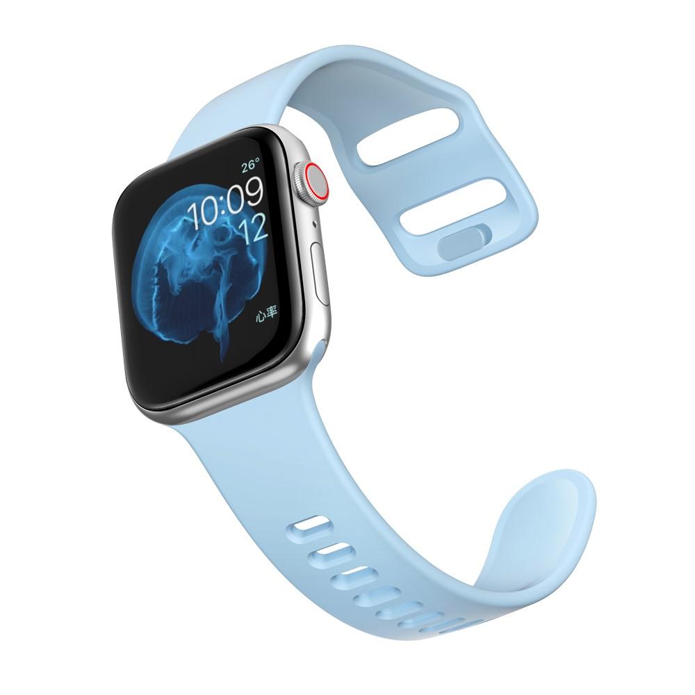 Cinturino in silicone per Apple Watch 41mm Series 8, azzurro