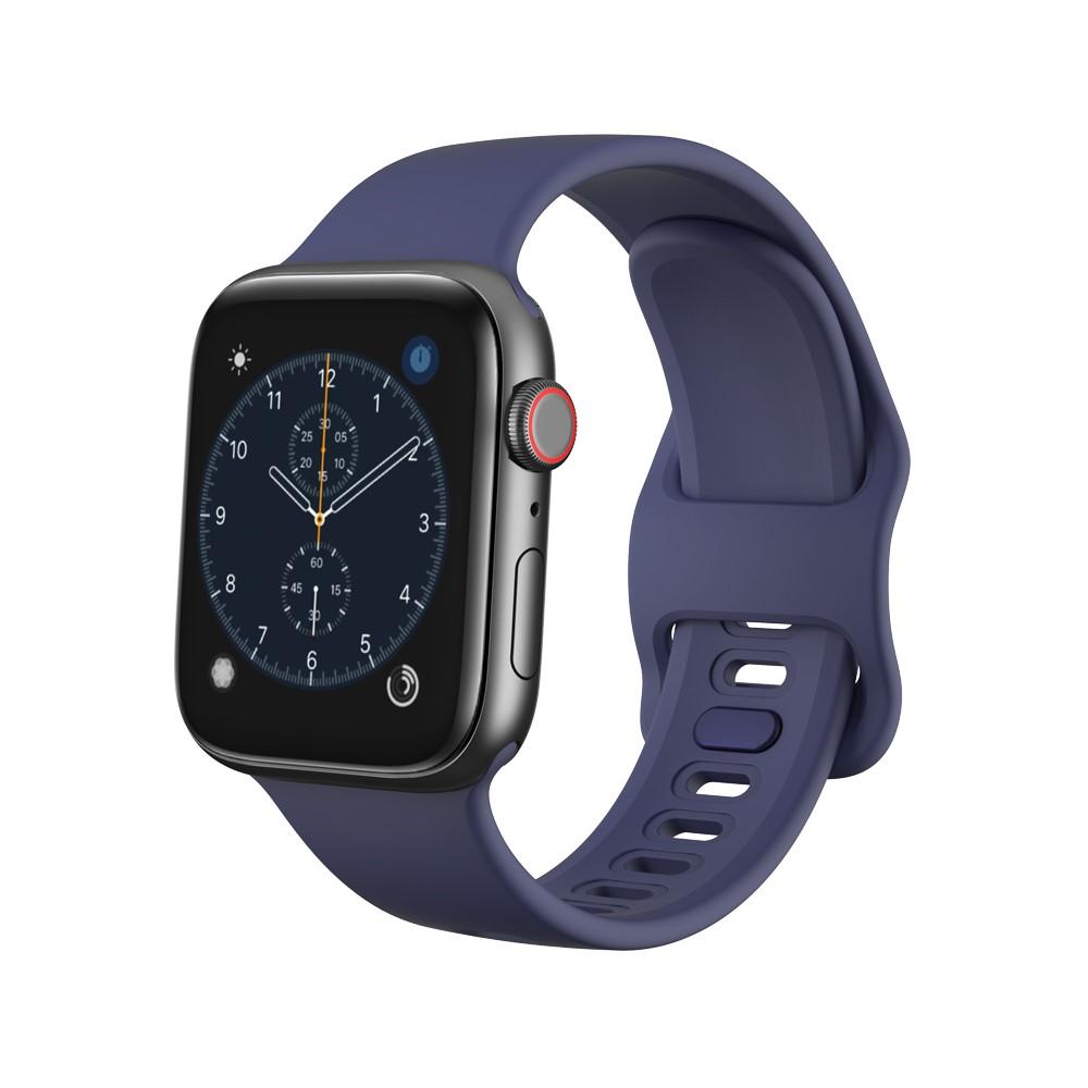 Cinturino in silicone per Apple Watch 45mm Series 8, blu
