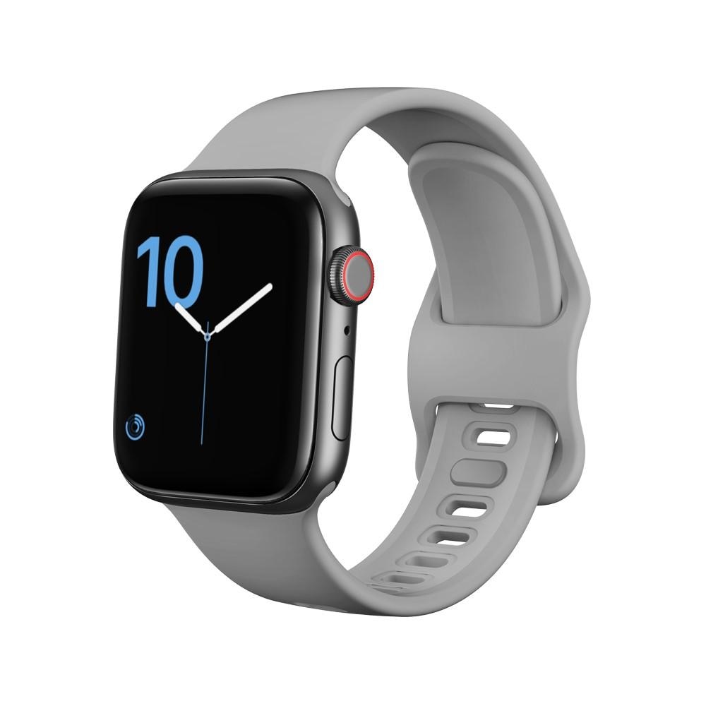 Cinturino in silicone per Apple Watch 42mm grigio