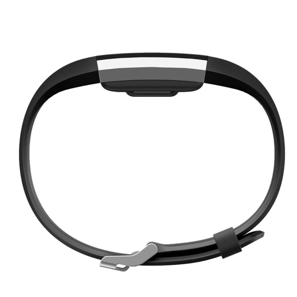 Cinturino in silicone per Fitbit Charge 2, nero