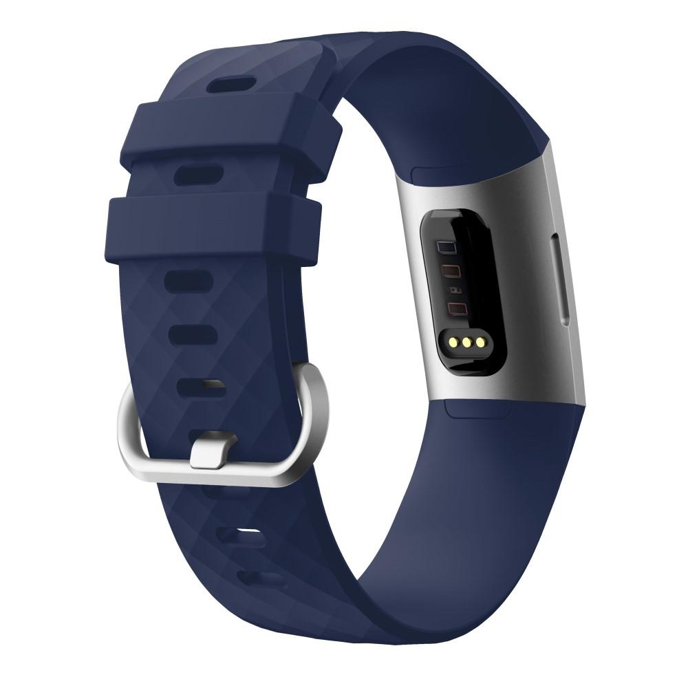 Cinturino in silicone per Fitbit Charge 3/4, blu