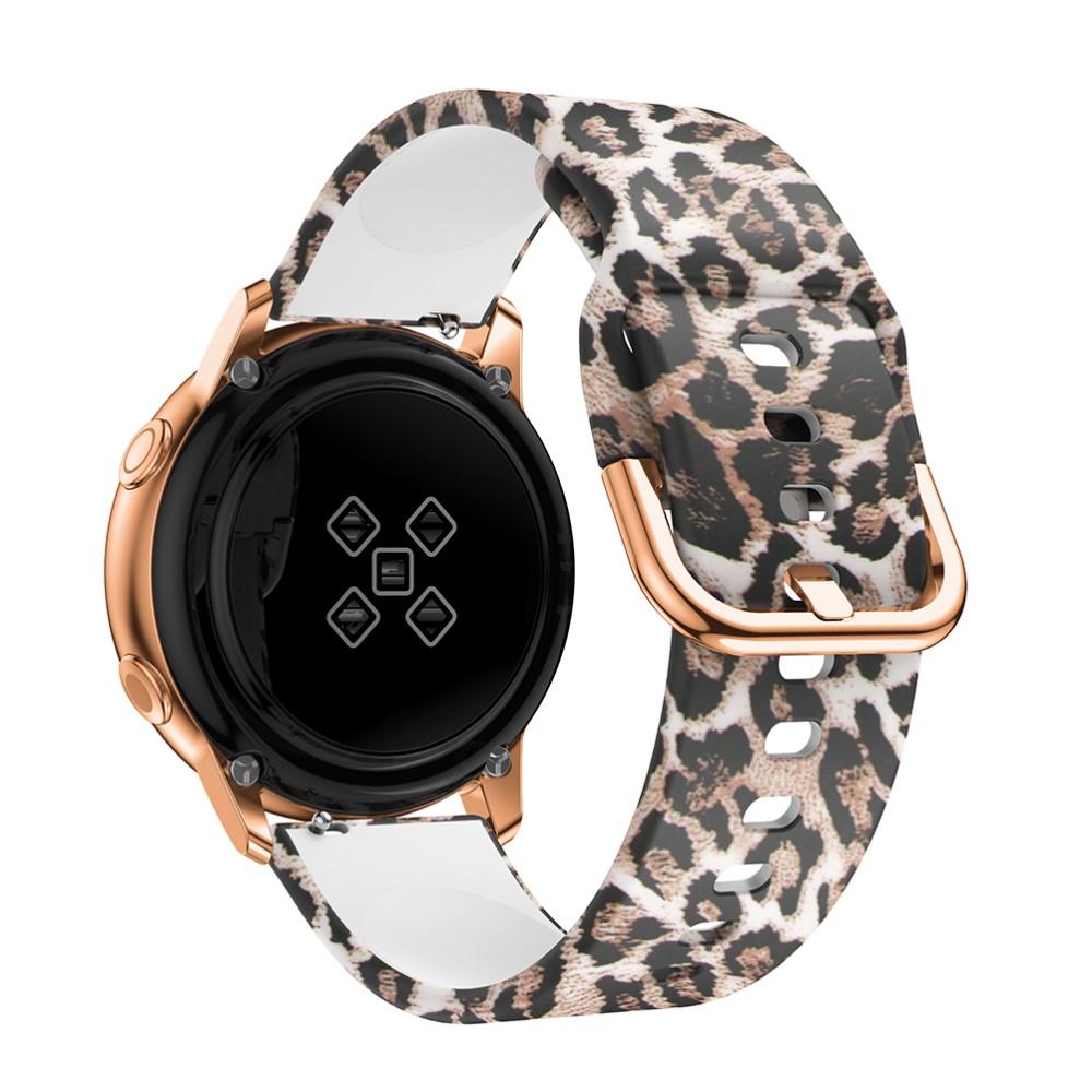 Cinturino in silicone per Withings ScanWatch Horizon, leopard