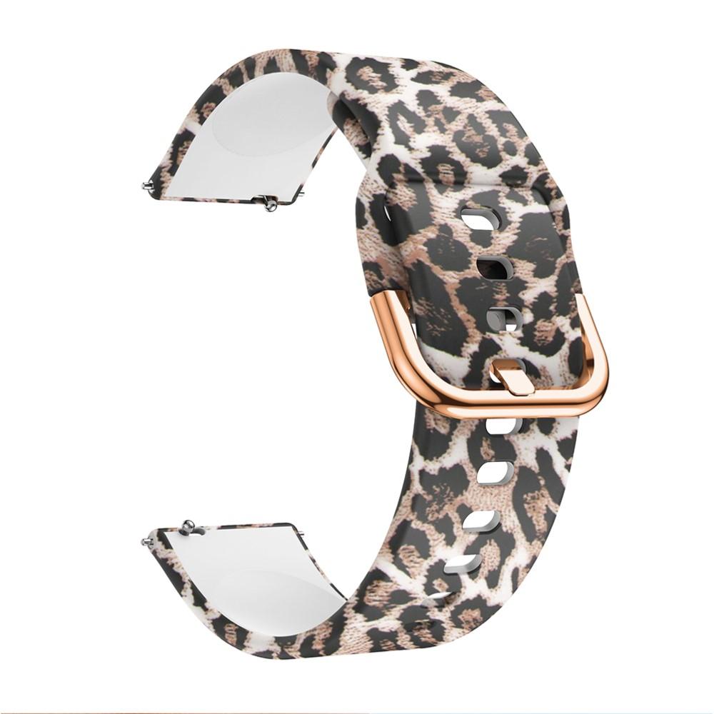 Cinturino in silicone per Garmin Vivomove Style, leopard