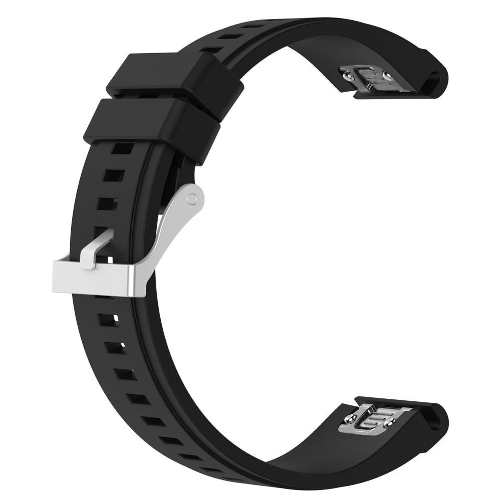 Cinturino in silicone per Garmin Fenix 3/3 HR, nero