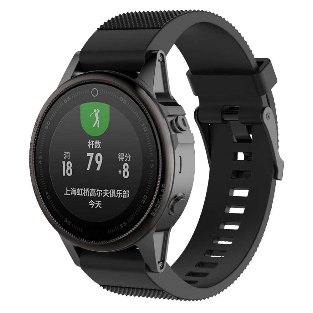 Cinturino in silicone per Garmin Fenix 5S/5S Plus, nero