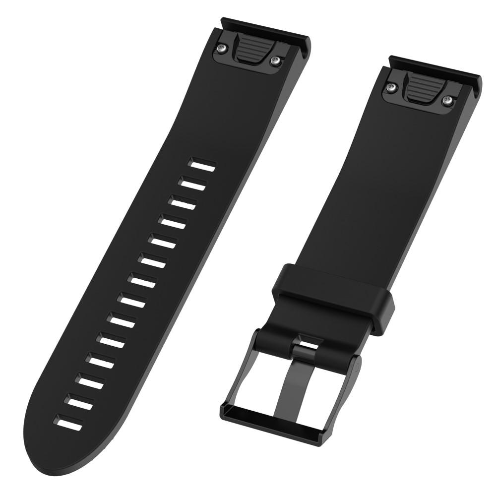 Cinturino in silicone per Garmin Fenix 5S/5S Plus, nero