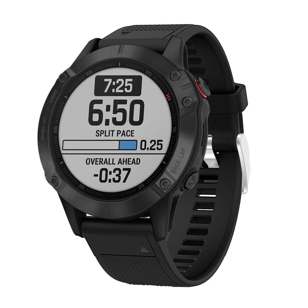 Cinturino in silicone per Garmin Epix Pro 47mm Gen 2, nero