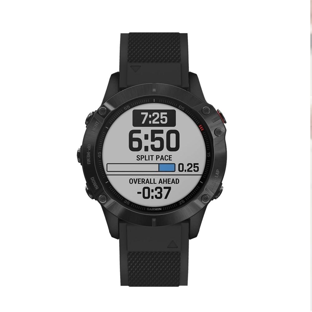 Cinturino in silicone per Garmin Fenix 7 Pro, nero