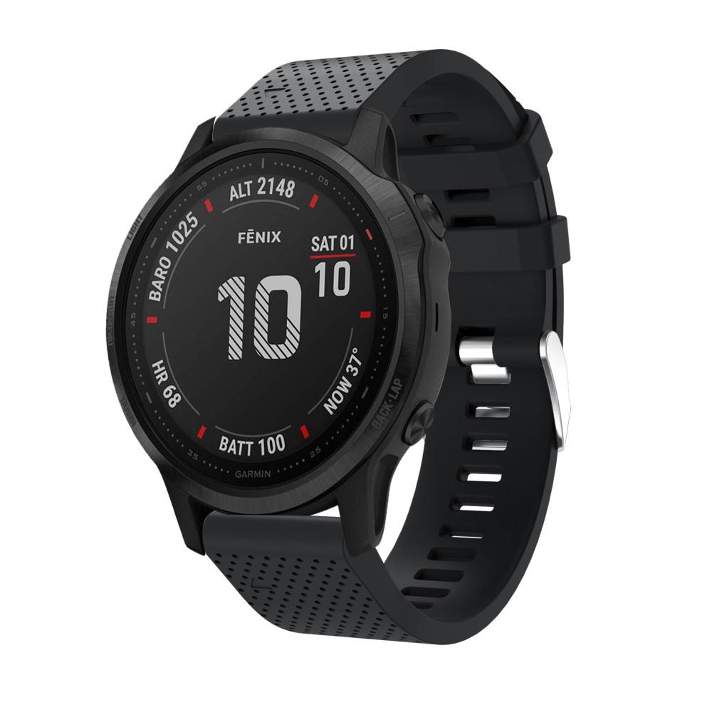 Cinturino in silicone per Garmin Epix Pro 42mm Gen 2, nero