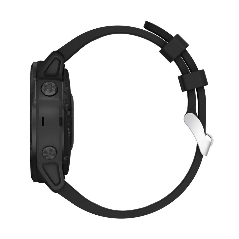 Cinturino in silicone per Garmin Fenix 7S, nero