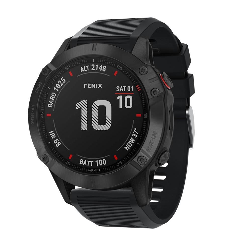 Cinturino in silicone per Garmin Epix Pro 51mm Gen 2, nero