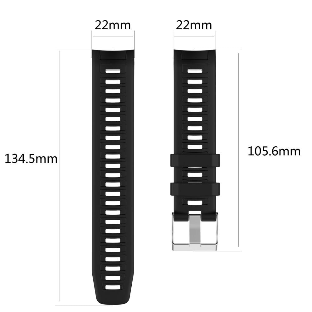 Cinturino in silicone per Garmin Instinct, nero