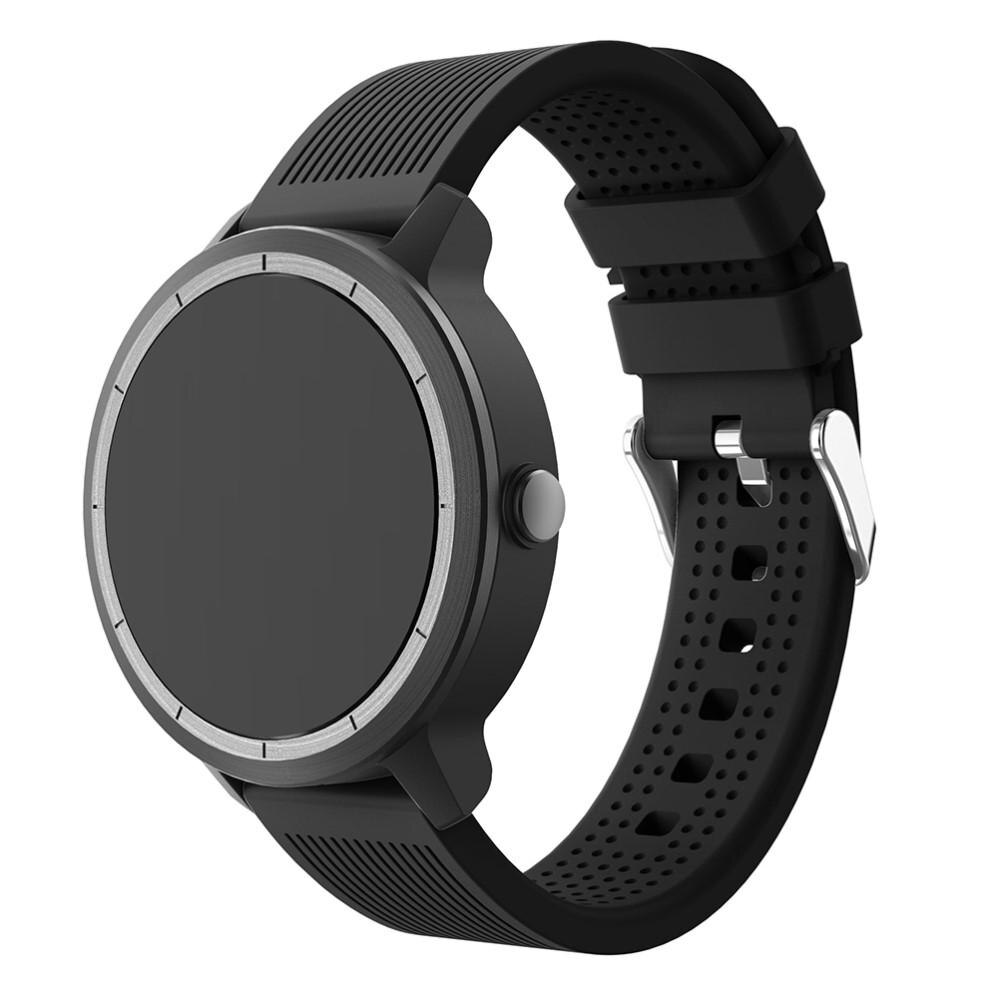 Cinturino in silicone per Garmin Vivoactive 3, nero