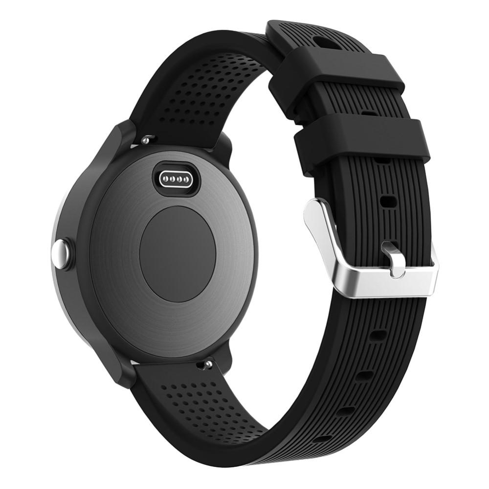 Cinturino in silicone per Garmin Vivoactive 3, nero