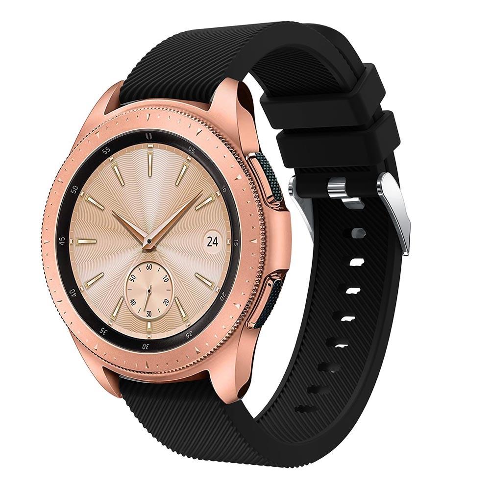 Cinturino in silicone per Samsung Galaxy Watch 42mm, Nero