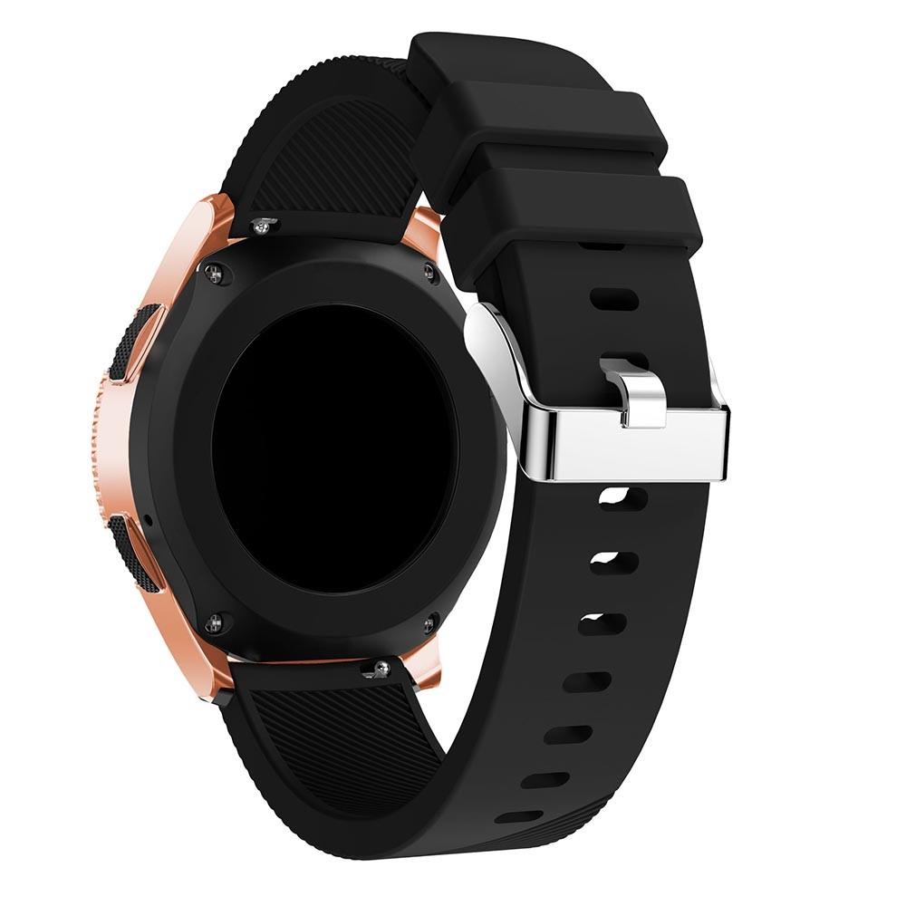 Cinturino in silicone per Samsung Galaxy Watch 42mm, Nero