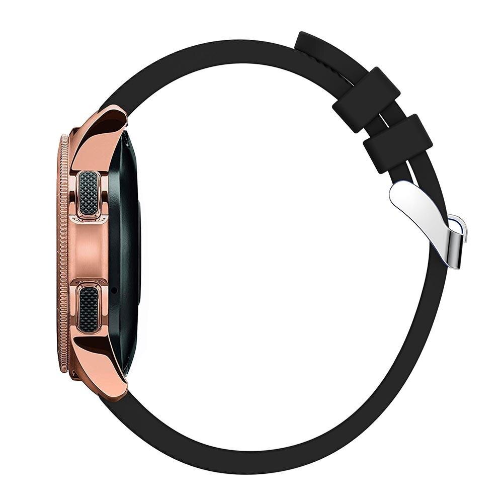 Cinturino in silicone per Samsung Galaxy Watch 42mm, Nero