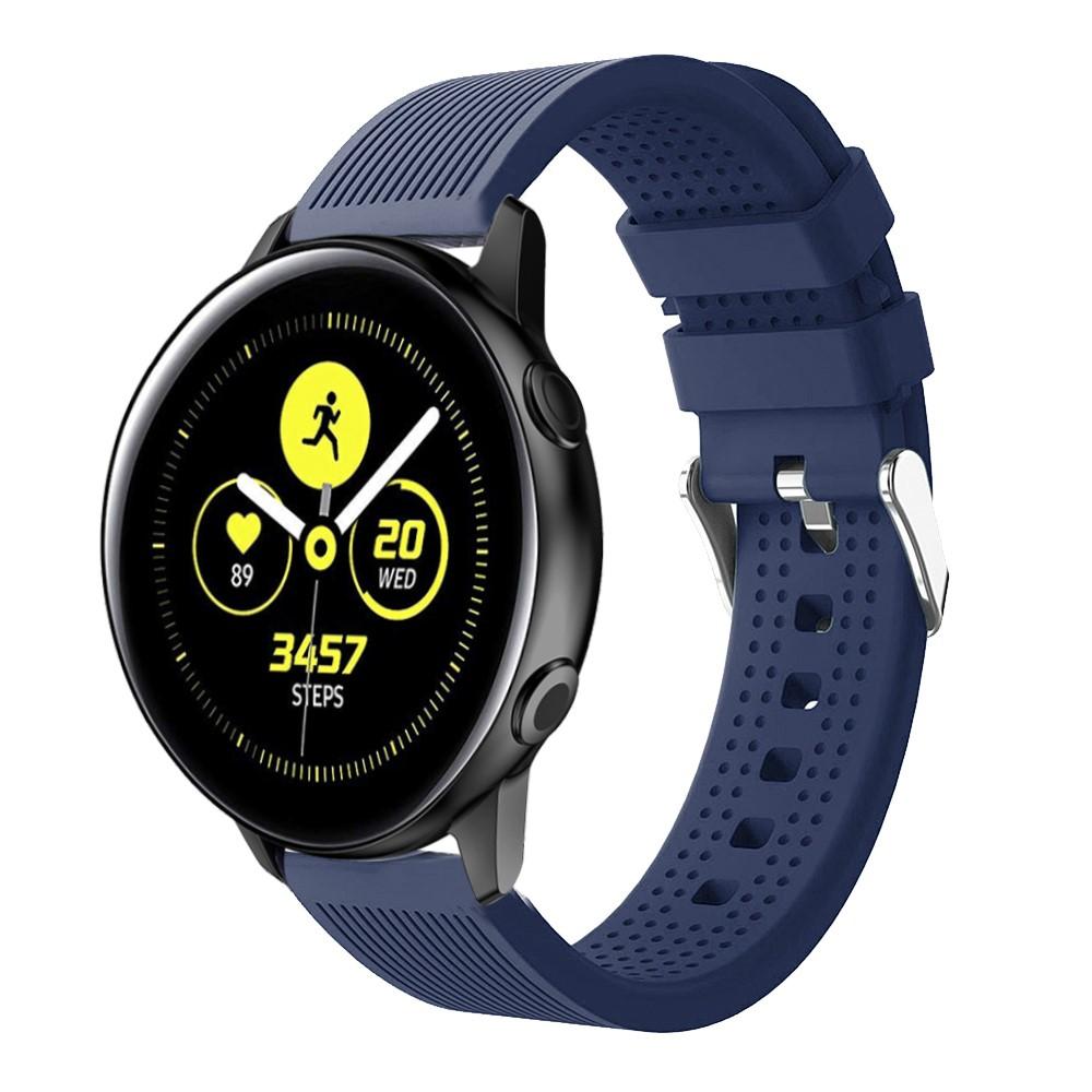 Cinturino in silicone per Samsung Galaxy Watch 42mm/Watch Active, blu