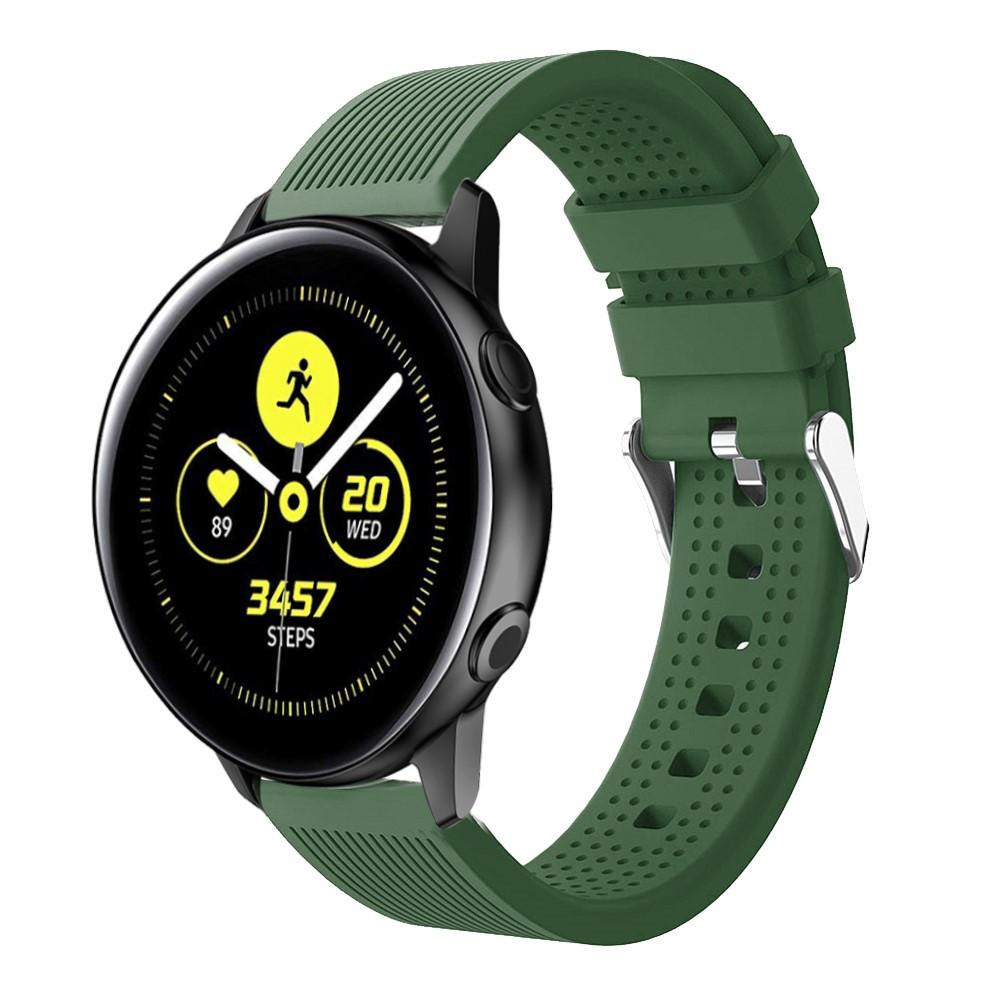 Cinturino in silicone per Samsung Galaxy Watch 42mm/Watch Active, verde