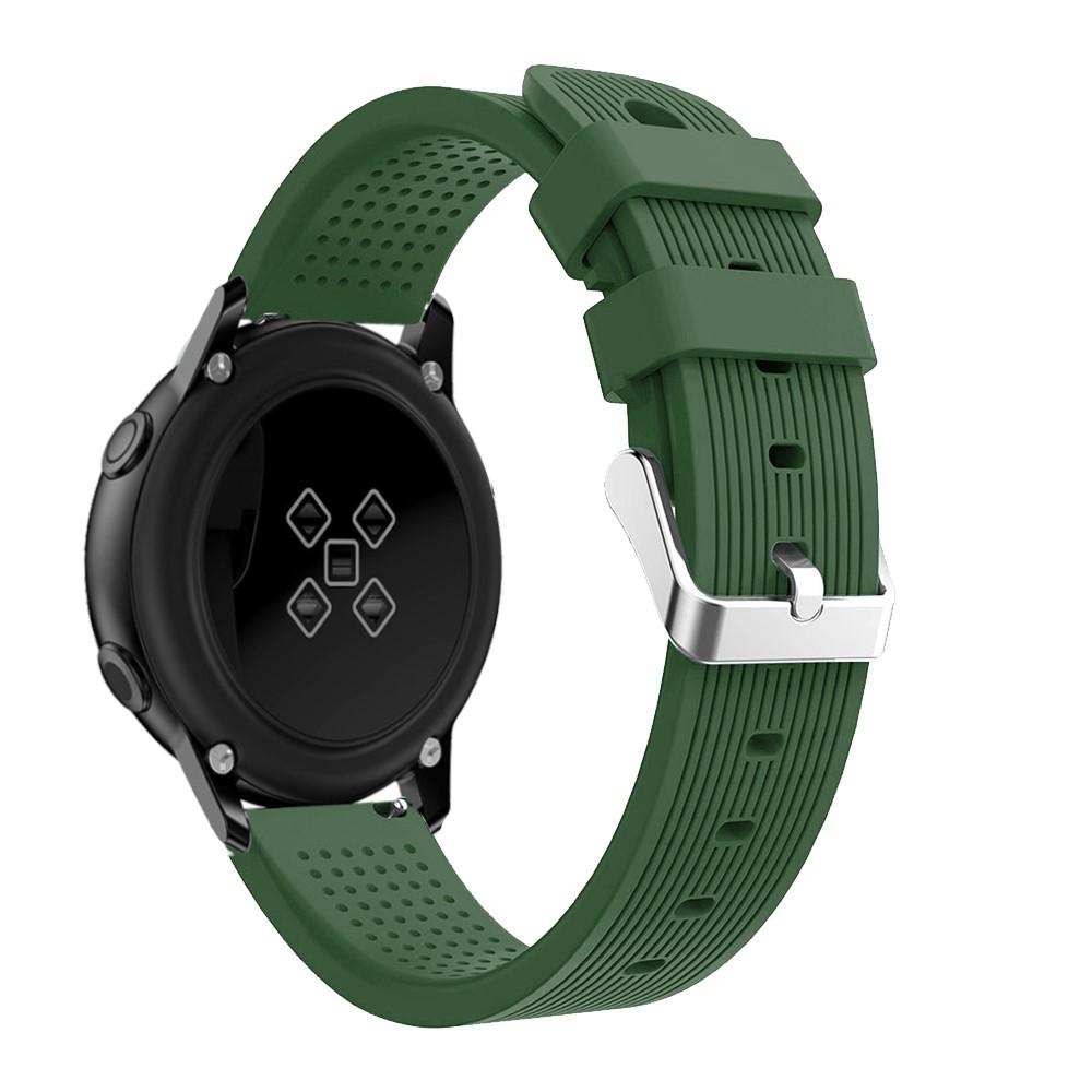 Cinturino in silicone per Samsung Galaxy Watch 42mm/Watch Active, verde