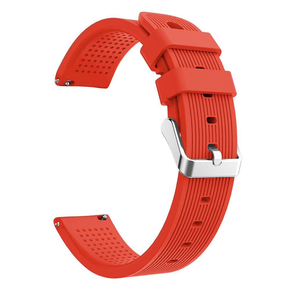 Cinturino in silicone per Samsung Galaxy Watch 42mm/Watch Active, rosso