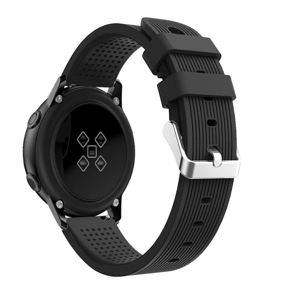 Cinturino in silicone per Samsung Galaxy Watch Active, nero