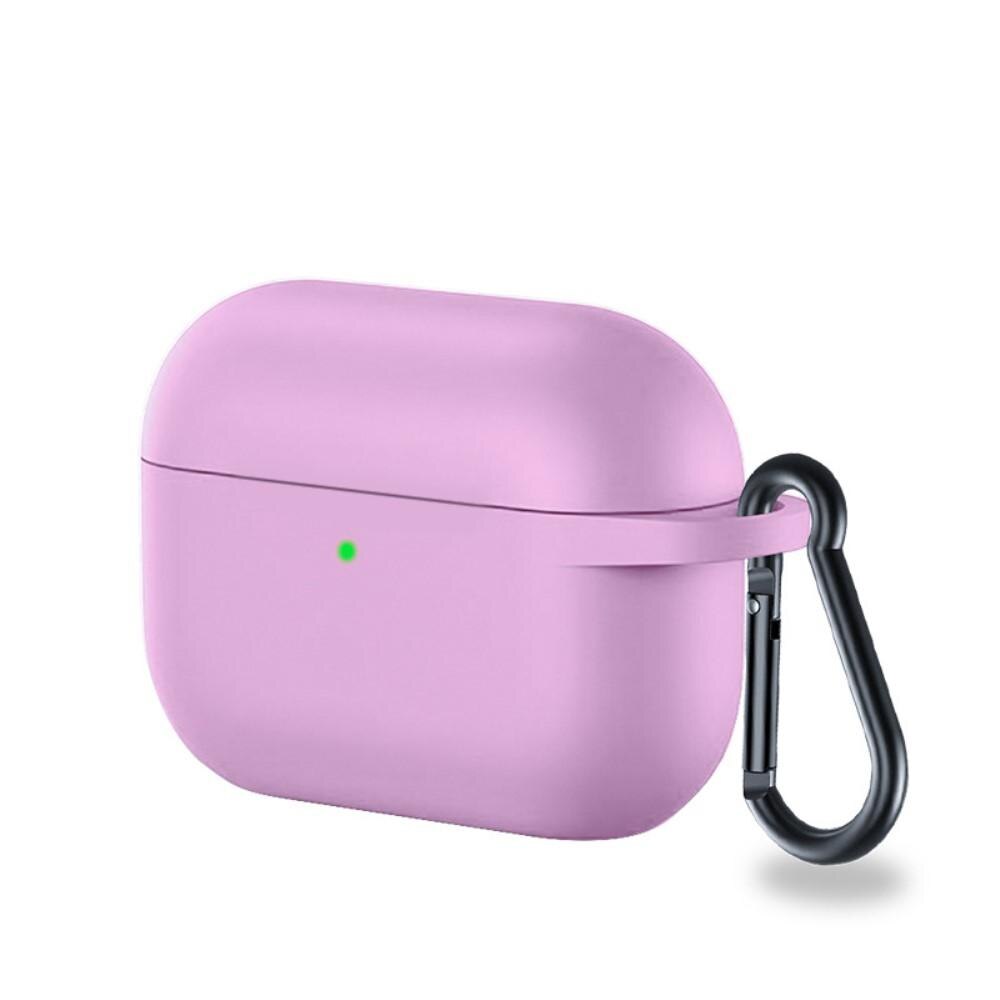 Cover in silicone con moschettone AirPods Pro Viola