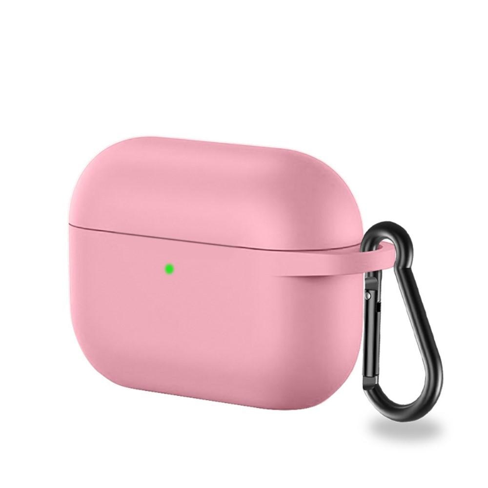 Cover in silicone con moschettone AirPods Pro Rosa