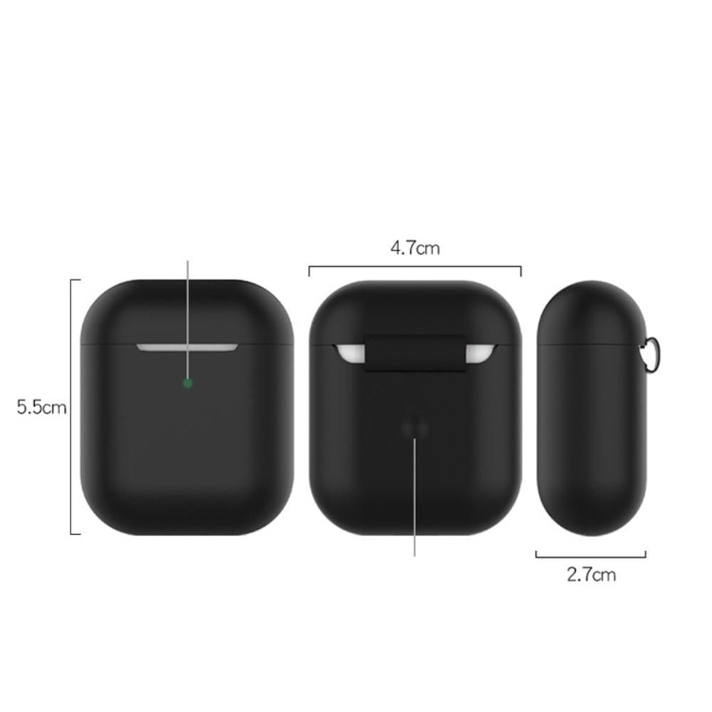 Cover in silicone AirPods Nero