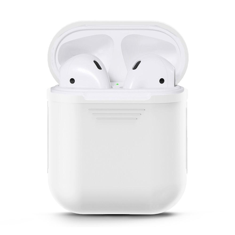 Cover in silicone AirPods Bianco