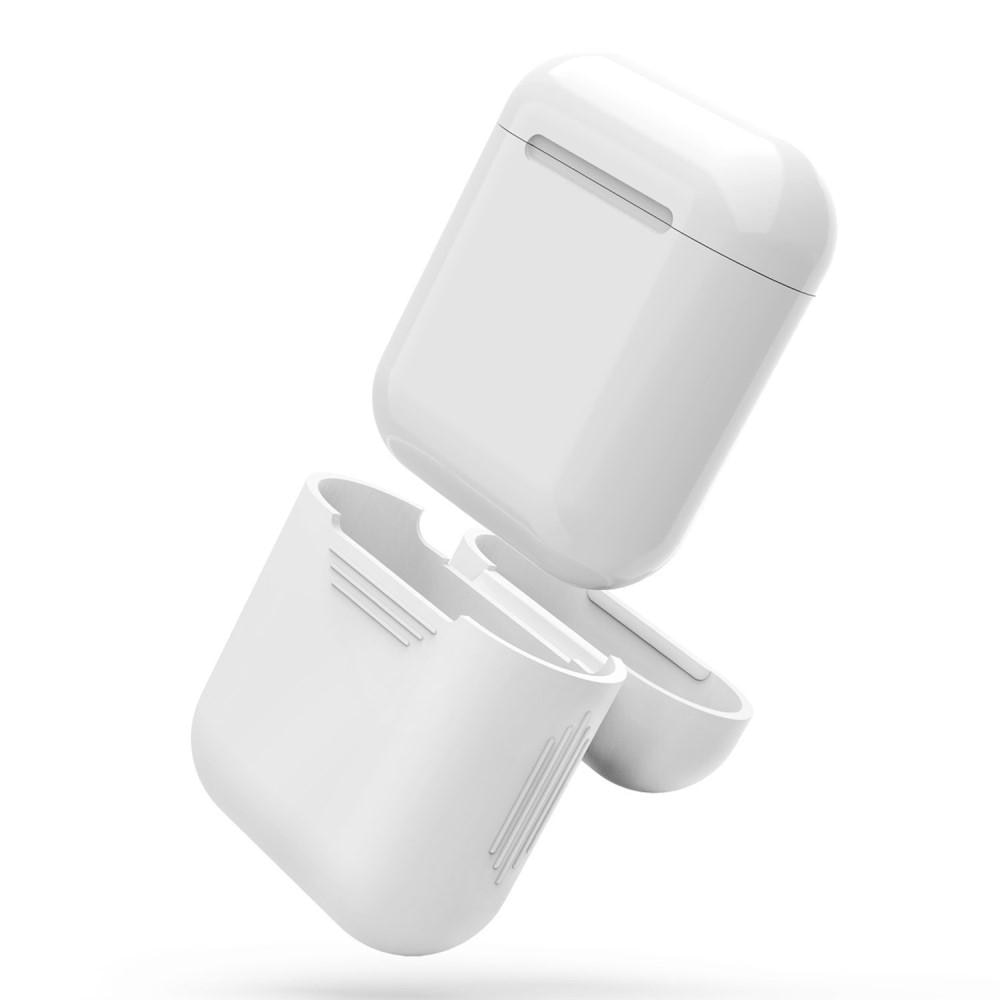 Cover in silicone AirPods Bianco